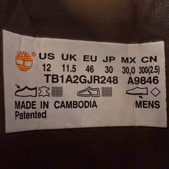 Timberland Men’s Larchmont Brown Mid Chelsea Slip-on Boot - Sz 12 - Picture 12 of 13